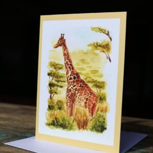 Giraffe - Greeting Card